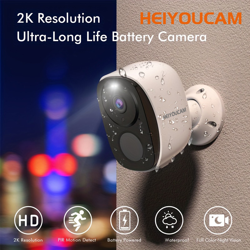 Eufy Camera E220 - Beveiligingscamera's Draadloos buiten, 2K 3MP WiFi-beveiligingscamera