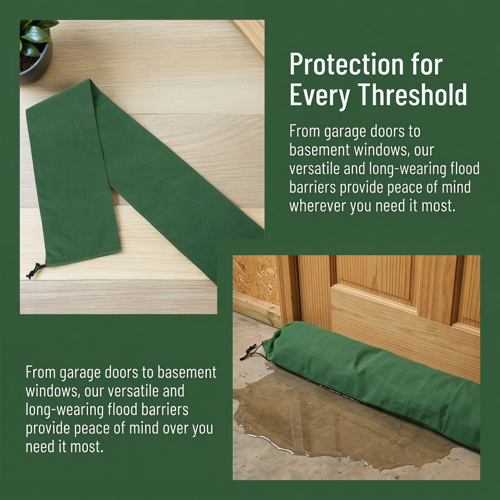 3 stuks canvas zandzakken voor - Flood Barrier Bag recensie en prijs