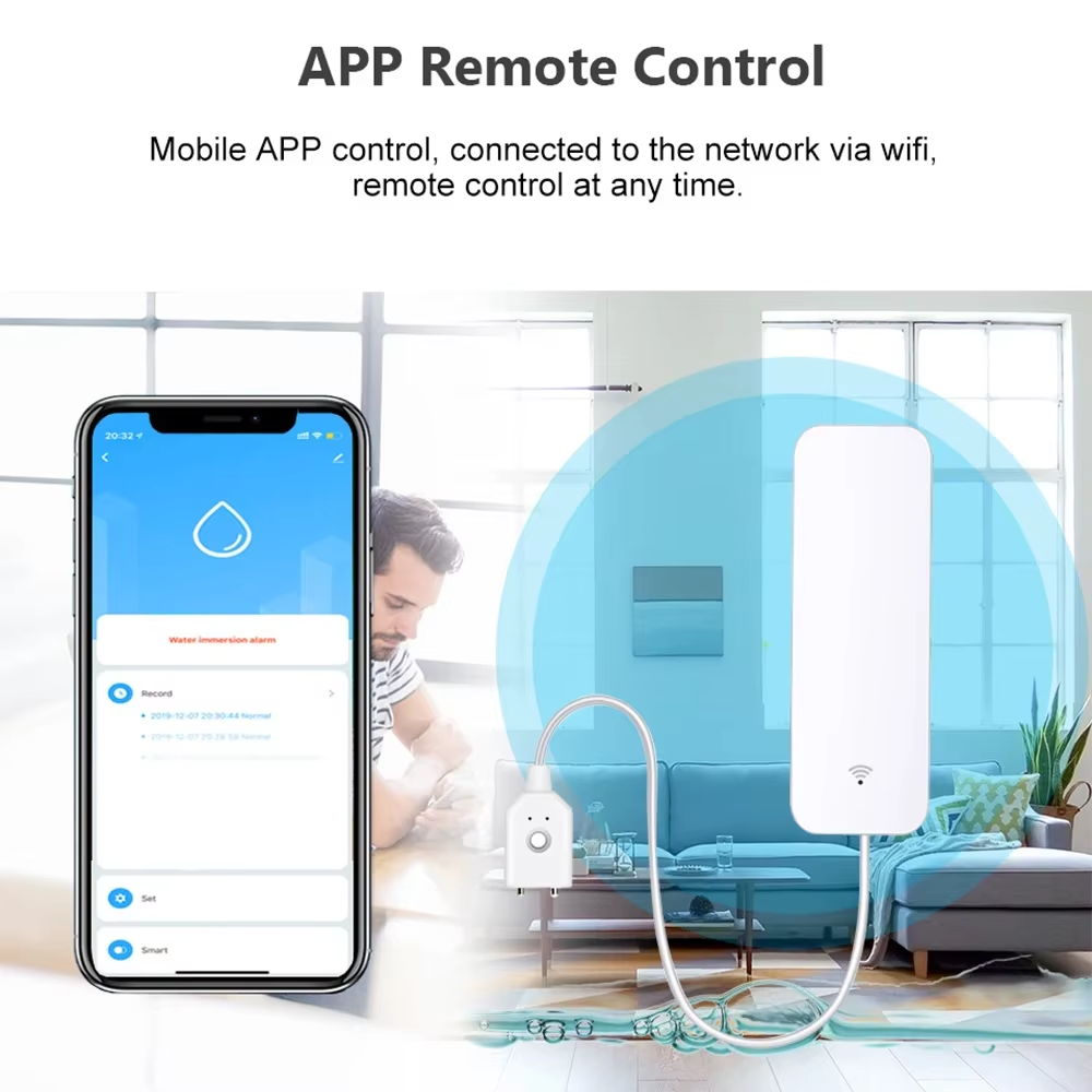 ZigBee WiFi Waterleksensor Ove - Water Alarm Sensor recensie en prijs